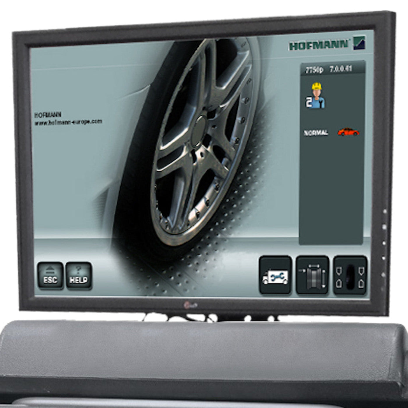 Hofmann | Geodyna 8200P Wheel Balancer with Non-Contact Data Entry & Diagnostic Functions  - EEWB766BEA