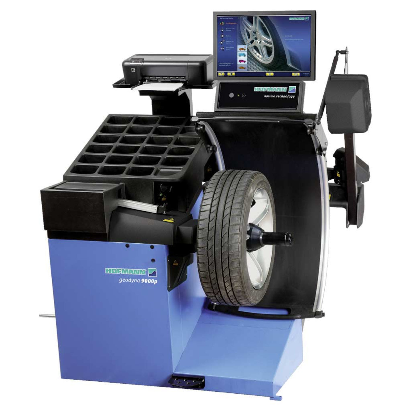 Hofmann | Geodyna 9000P Diagnostic Wheel Balancer with Touchscreen & 3D Camera Technology  - EEWB771AP230
