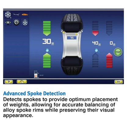 Hofmann | Geodyna 9000P Diagnostic Wheel Balancer with Touchscreen & 3D Camera Technology  - EEWB771AP230