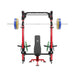 MAJOR FITNESS All-In-One Home Gym Folding Power Rack Package Lightning F35 - F35BL-PLT01BL-OWPNT230-OBBLS