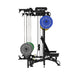 MAJOR FITNESS All-In-One Home Gym Folding Power Rack Package Lightning F35 - F35BL-PLT01BL-OWPNT230-OBBLS