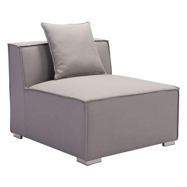 29.5" X 34.6" X 25.4" Middle Gray Chair - 296140