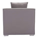 29.5" X 34.6" X 25.4" Middle Gray Chair - 296140