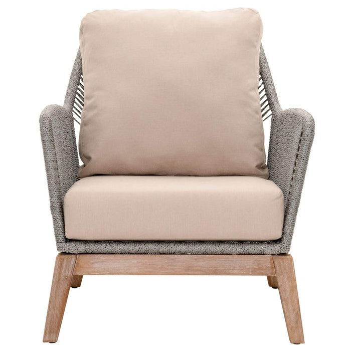 Wicker Loom Club Chair, Light Gray - 335949