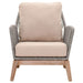 Wicker Loom Club Chair, Light Gray - 335949