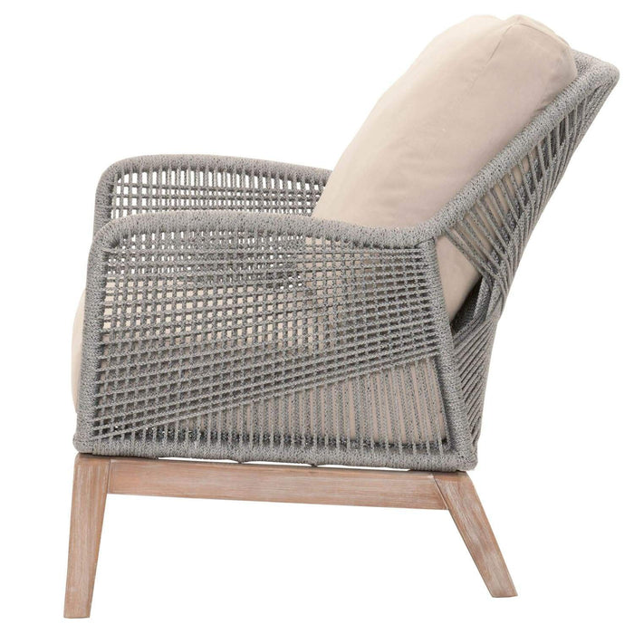 Wicker Loom Club Chair, Light Gray - 335949