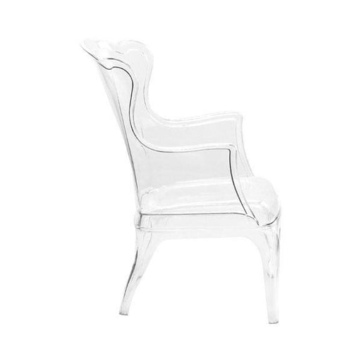 28.3" X 30.5" X 38" Transparent Polycarbonate Chair - 248934