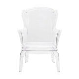 28.3" X 30.5" X 38" Transparent Polycarbonate Chair - 248934