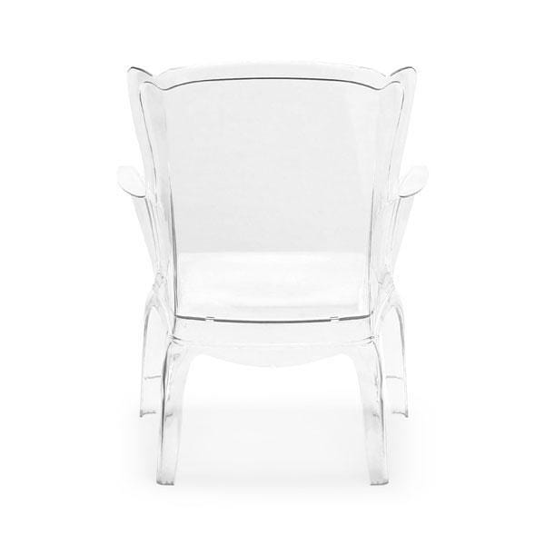 28.3" X 30.5" X 38" Transparent Polycarbonate Chair - 248934