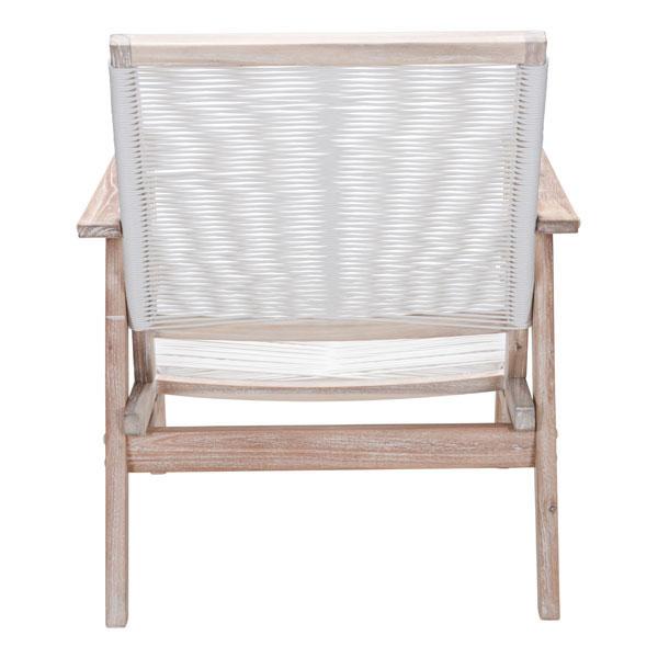 28.9" X 33.1" X 34.4" White W And White Arm Chair - 296138