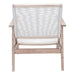 28.9" X 33.1" X 34.4" White W And White Arm Chair - 296138