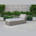 30" Aluminum, Wood, and Rattan Sectional Sofa Set - 282706