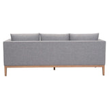 81.5" x 34.6" x 33.5" Gray, Sunproof Fabric, Powder Coated Aluminum, Sofa -364690