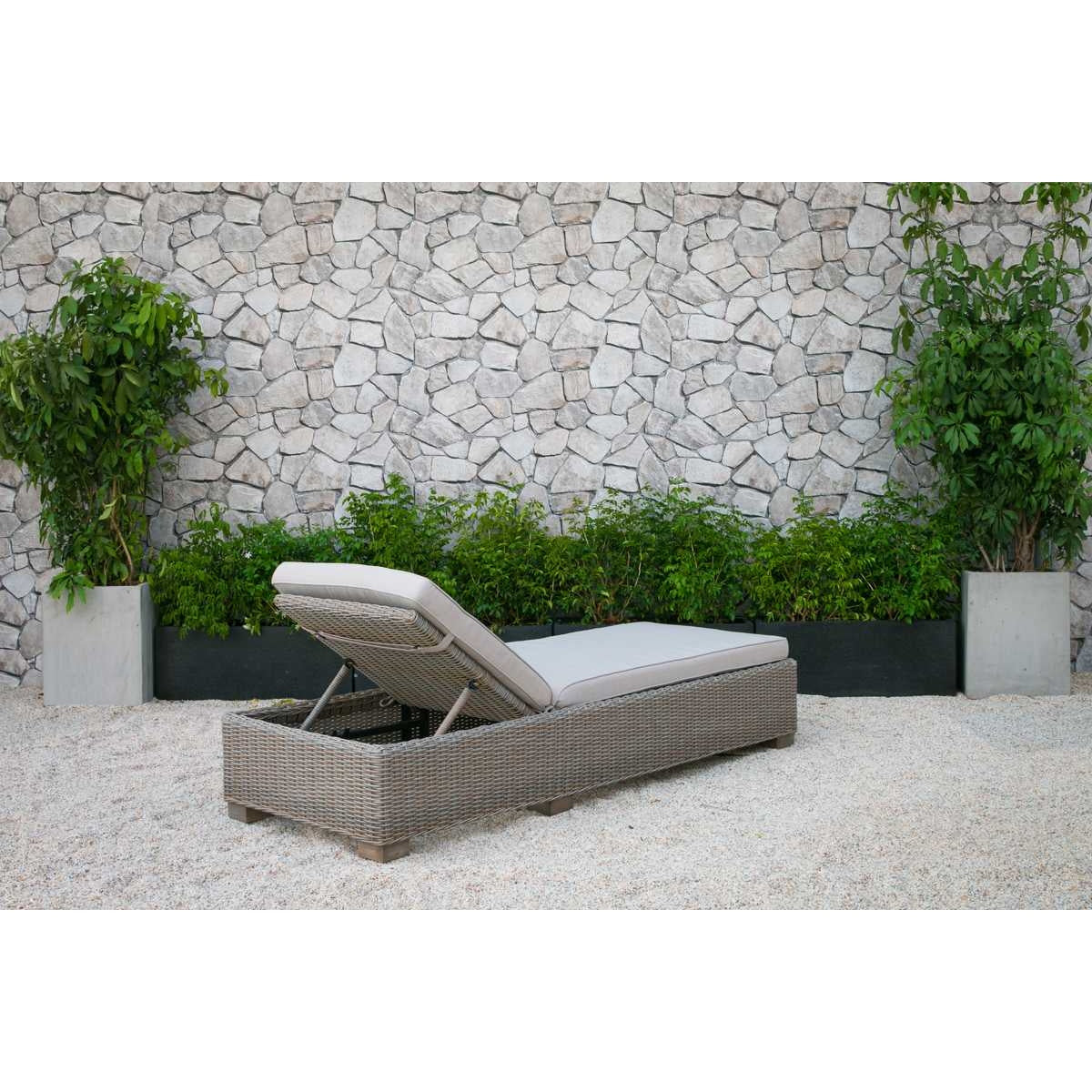 Outdoor Wicker Sunbed - 282700