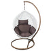 Exclusive Pe Rattan & Metal Hanging Chair