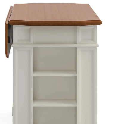 Homestyles Americana Off-White Kitchen Island Set 5002-948.