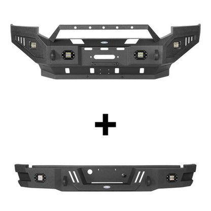 2005-2007 Ford F250 Front Bumper & Rear Bumper - Hooke Road - HE.8505+HE.8504