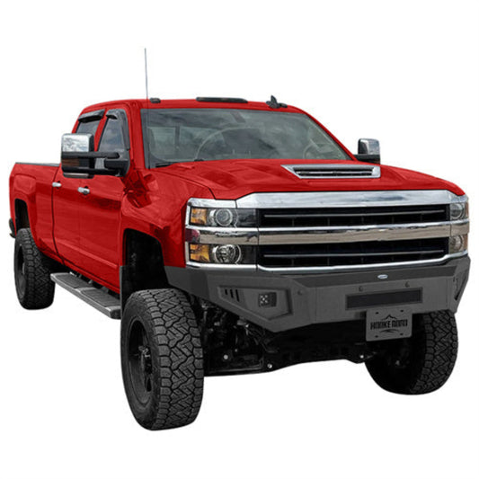 Front Bumper for 2015-2019 Chevy Silverado 2500HD 3500HD w/ Led spotlights - Hooke Road - HE.9534