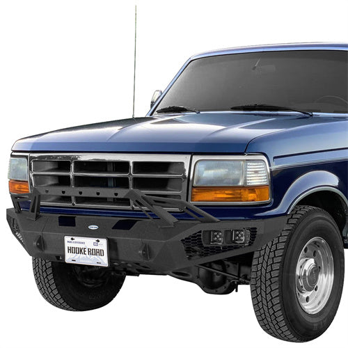 Front Bumper w/ Winch Plate(92-96 Ford Bronco F-150 F-250 F-350) - Hooke Road