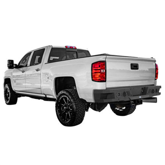 Rear Bumper for 2011-2019 Chevy Silverado & GMC Sierra 2500HD 3500HD Model -Hooke Road - HE.9530