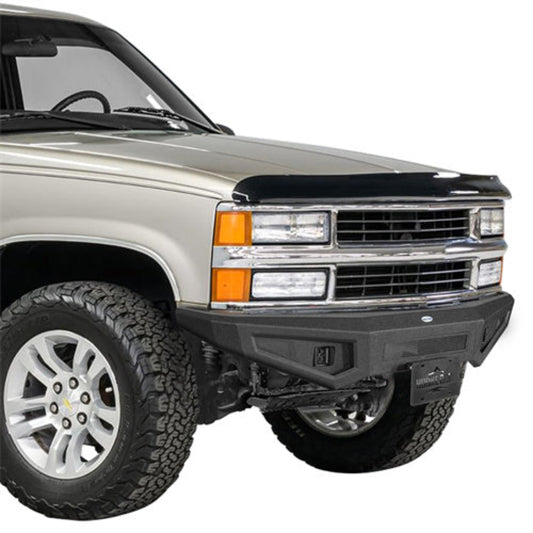 Hooke Road Steel Front Bumper (88-98 Chevy C/K 1500 2500 3500 & GMC Sierra 1500 2500 3500) - HE.9081