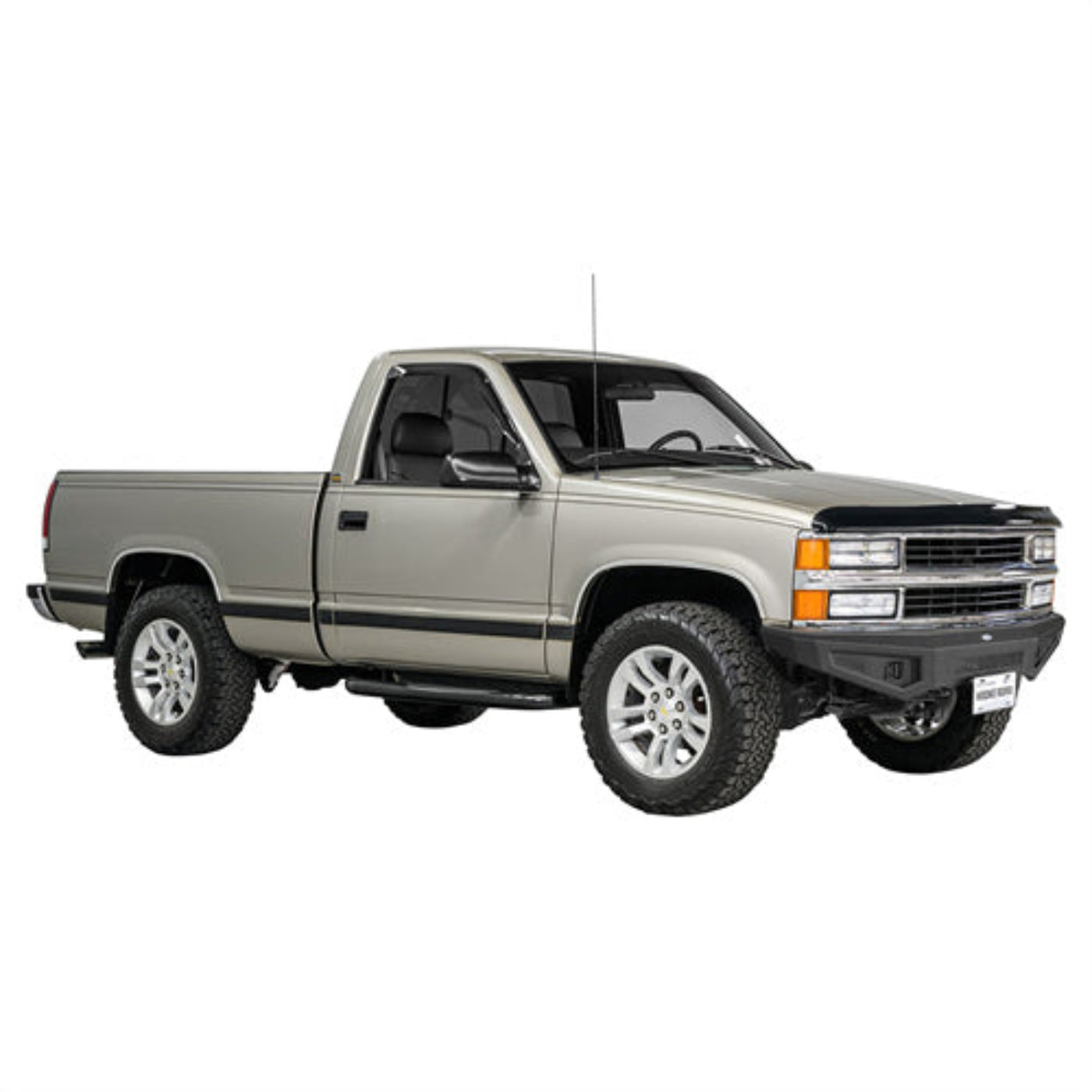 Hooke Road Steel Front Bumper (88-98 Chevy C/K 1500 2500 3500 & GMC Sierra 1500 2500 3500) - HE.9081