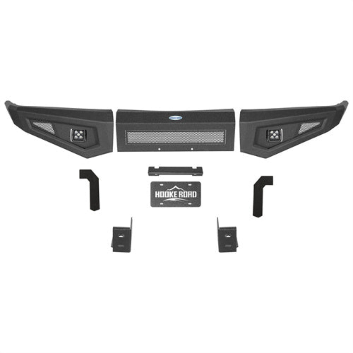Hooke Road Steel Front Bumper (88-98 Chevy C/K 1500 2500 3500 & GMC Sierra 1500 2500 3500) - HE.9081