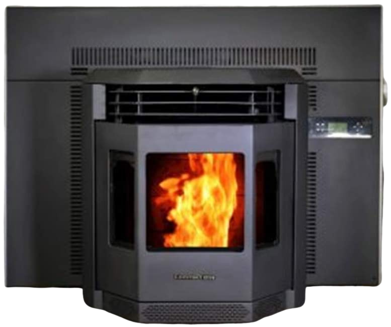 ComfortBilt HP22I 2,800 sq. ft. Pellet Stove Fireplace Insert 47 lb Hopper Capacity Black New