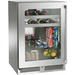 Perlick 24" Built-In Beverage Center with 16 Bottle/62 Can Capacity, Stainless Steel Glass Door - HP24BO-4-3