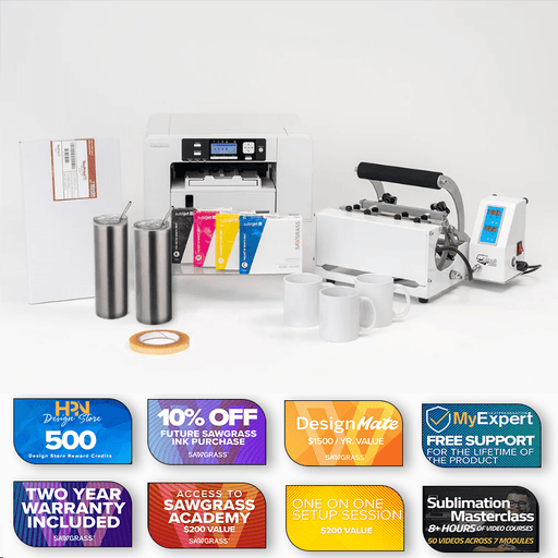 Sawgrass SG500 Sublimation Printer & CraftPro Mug Press Bundle - HPN-BNDNN-5-1