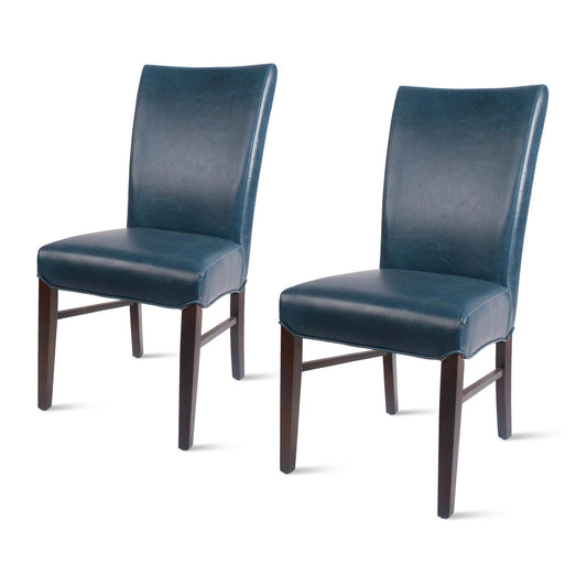New Pacific Direct Milton Bonded Leather Chair, (Set of 2)  - 268239B-V05