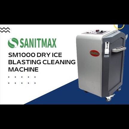 Sanitmax SM1000 Dry Ice Blasting Cleaning Machine - Industrial and Commercial Dry-ice Blaster SM1000