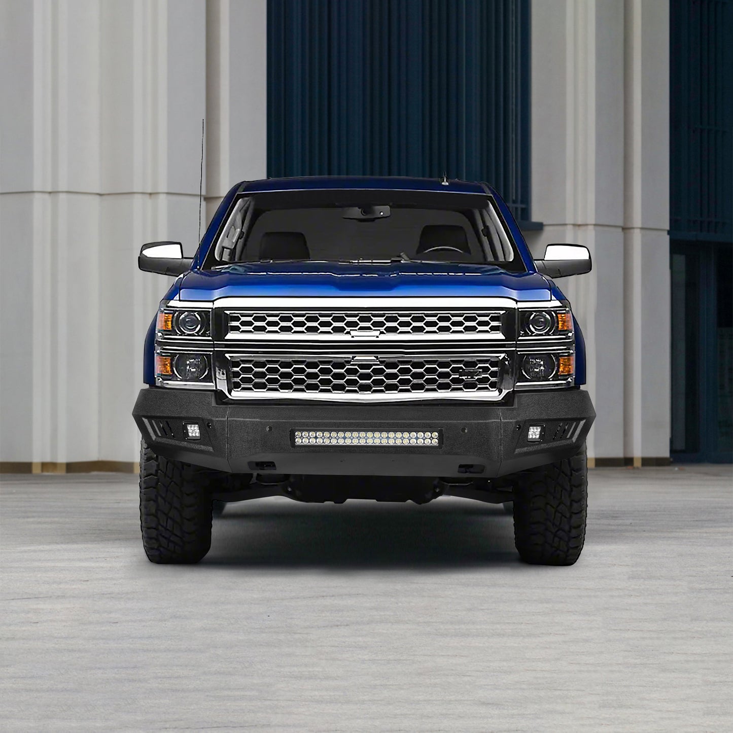 Hooke Road Chevrolet Front Bumper(14-15 Chevy Silverado 1500) - HE.9022