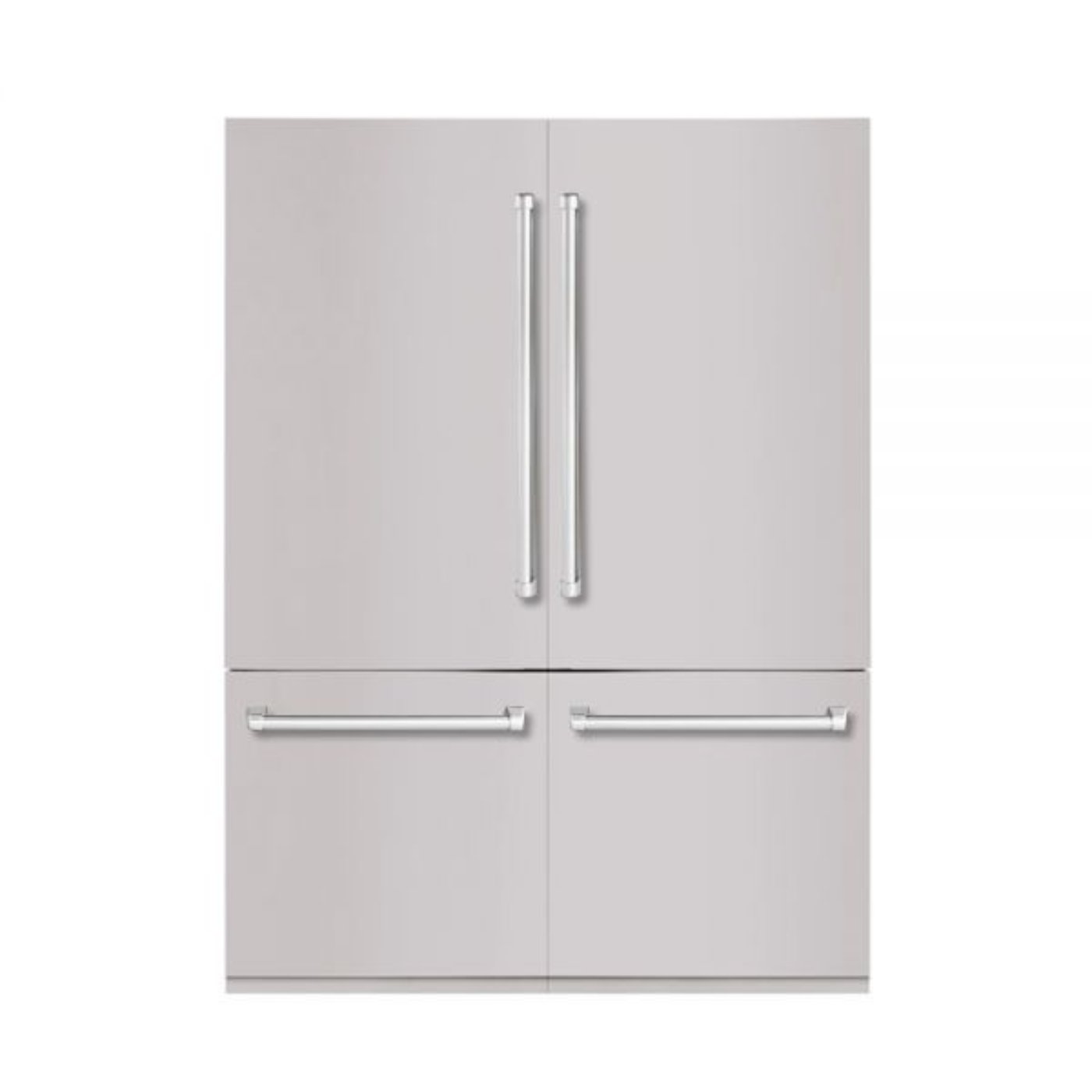 Hallman 4-Pc Kitchen Package w/ 48" Pro Range, 60" Free-Standing Refrigerator, 24" Dishwasher and 48" Hood Bold Stainless Steel