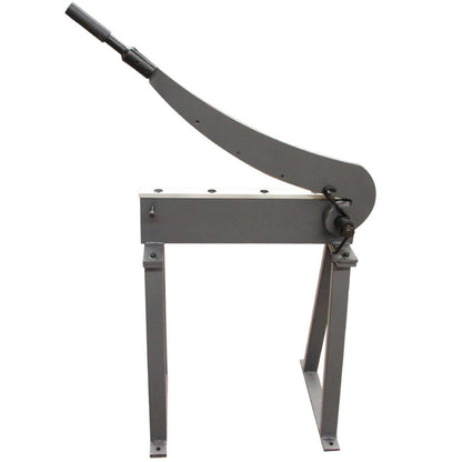 Kaka industrial HS-20 Guillotine Metal Shear, 20 in Bed Width, 16 Gauge/1.5 mm Metal Guillotine Shear with a Stand for Construction Work Sheet Metal Fabrication Plate Cutting Cutter - 172107