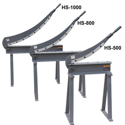 Kaka industrial HS-20 Guillotine Metal Shear, 20 in Bed Width, 16 Gauge/1.5 mm Metal Guillotine Shear with a Stand for Construction Work Sheet Metal Fabrication Plate Cutting Cutter - 172107