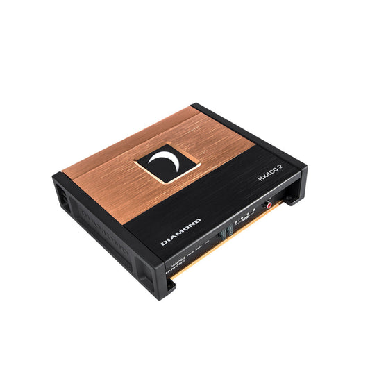 Diamond Audio HX400.2 - HEX Series 2-Channel 400W RMS Full Range Class D Amplifier - HX400.2D