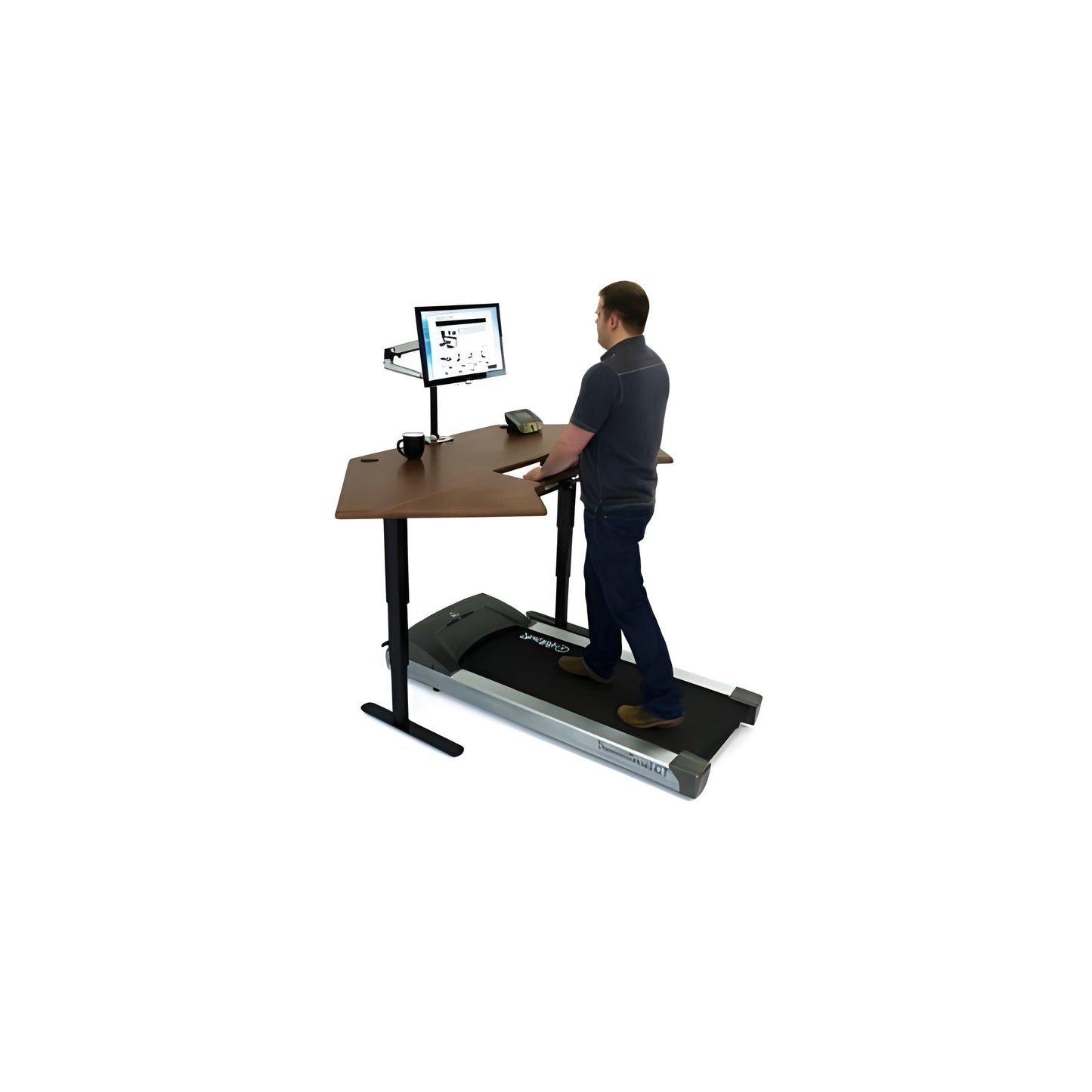 Positive Posture iMovR Cascade Corner Standing Desk - OCF