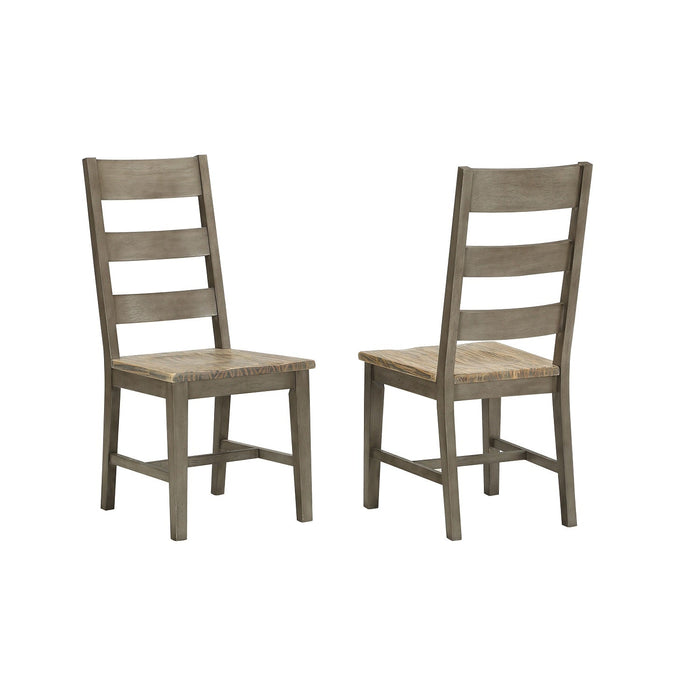 ECI Furniture Pine Crest Sheffield Ladderback Side Chair Set of 2 - EC-1014-79-S2