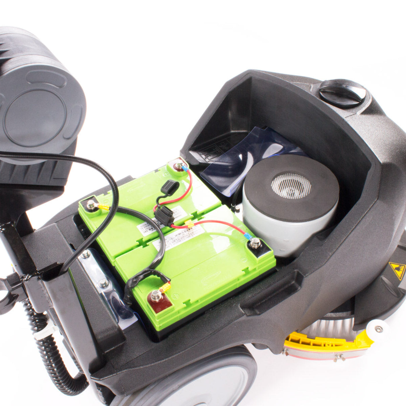 CleanFreak 14" Reliable Walk Behind Floor Scrubber (Battery & Electric Options) - 4 Gallons - IES-14-E-CF