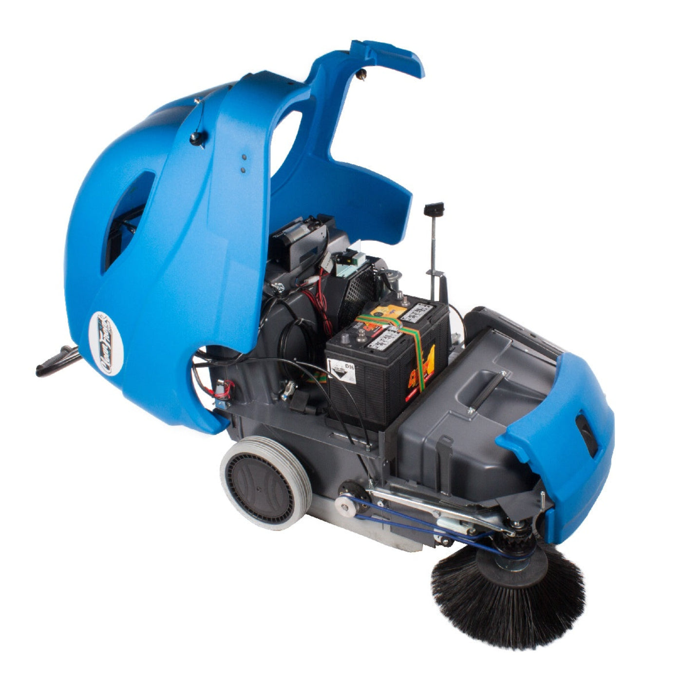 CleanFreak 'MegaSweep' Construction Site Sweeper - IES-512ET145-BLUE