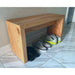 Stonewondesigns Natural Oak Wood Bench for Entryway