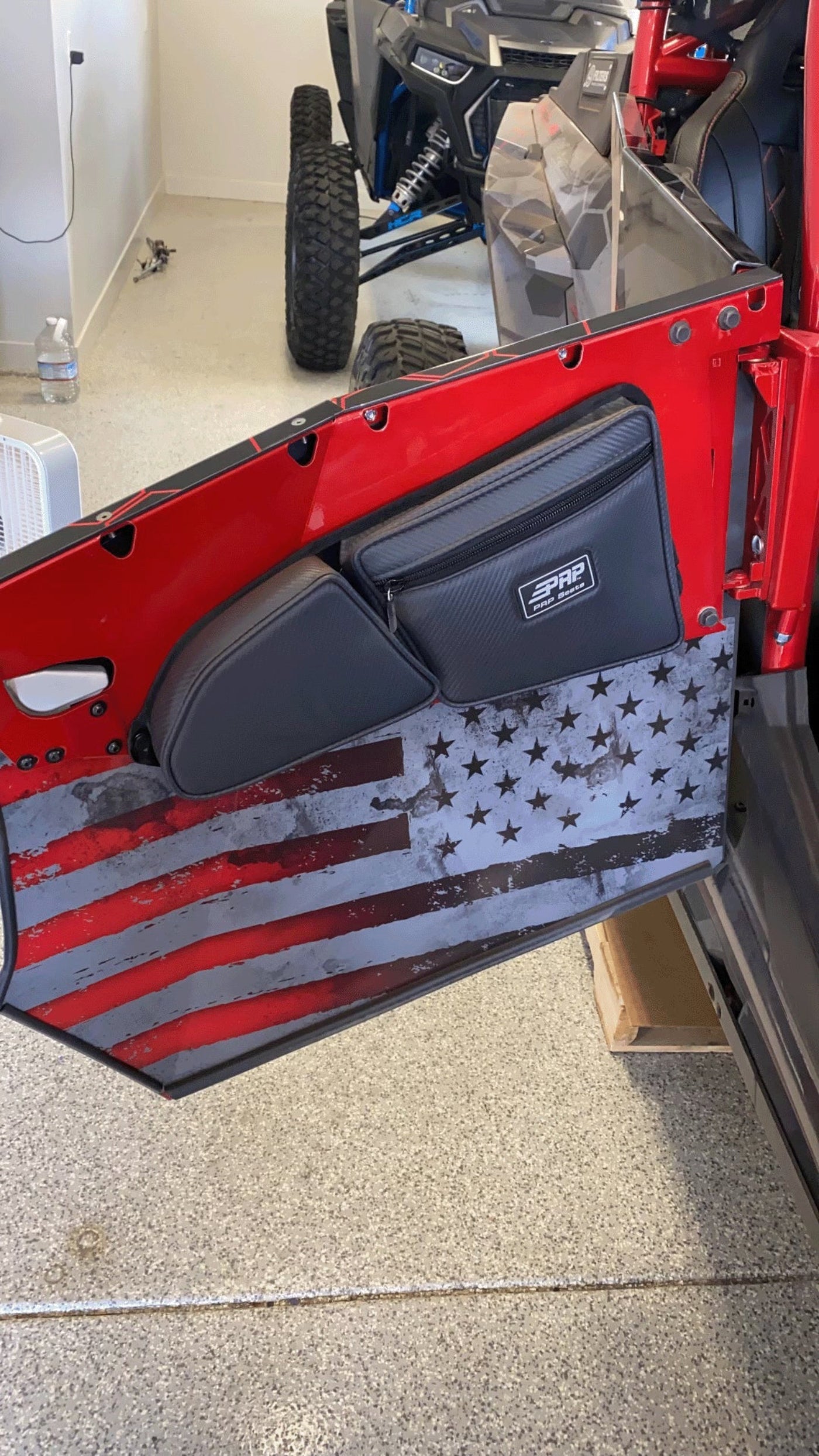 Moto Armor Polaris RZR XP 1000, XP Turbo, & Turbo S 2-Seat Aluminum Doors (2014+) - MA-RZ2-BLK
