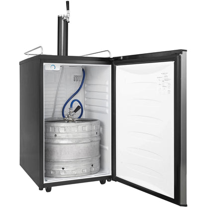 Danby - Single Tap Kegerator with CO2 Cylinder -  Castors - DKC054A9SLDB