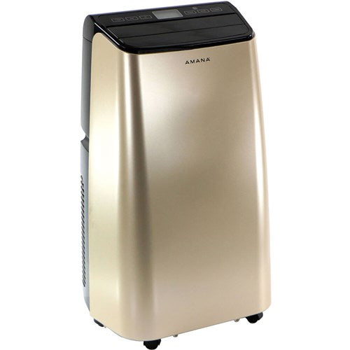 Amana - 10, 000 BTU Portable AC - Black/Gold _ AMAP101AD-2