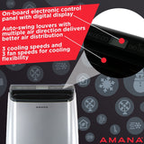 Amana - 10,000 BTU Portable AC - Portable - AMAP101AW-2