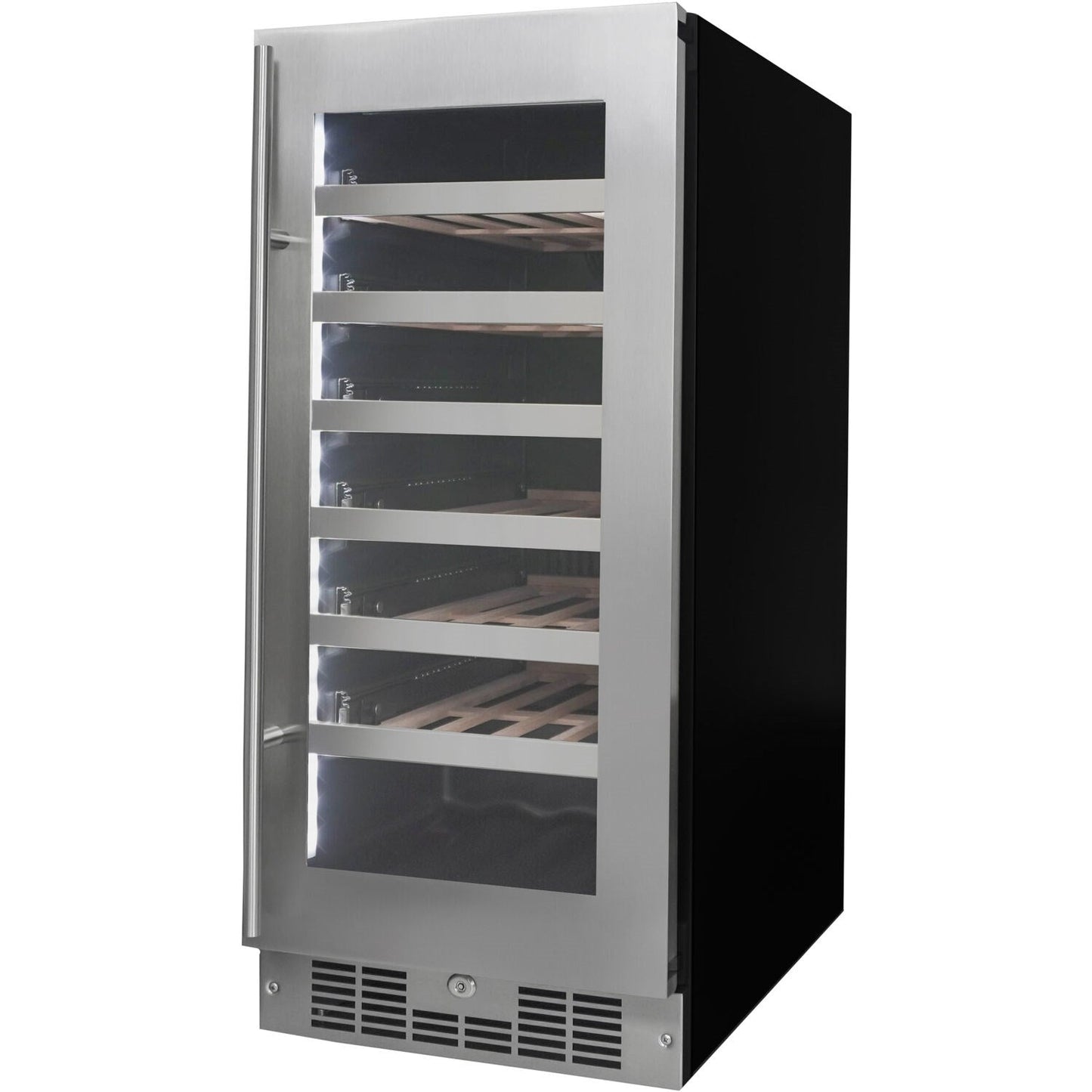Danby - Silhouette 28 Bottle Integrated Wine Cooler, 15 inch Wide Chassis - SPRWC031D1SS