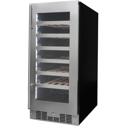 Danby - Silhouette 28 Bottle Integrated Wine Cooler, 15 inch Wide Chassis - SPRWC031D1SS