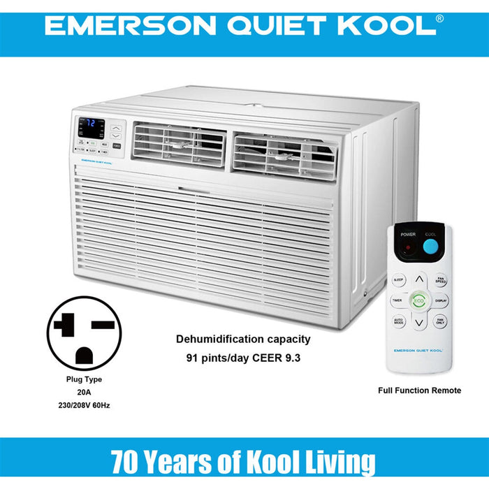 Emerson Quiet - 14,000 BTU TTW Air Conditioner, 230V | EATC14RD2T