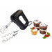 Braun Multimix 1 Hand Mixer w/Beaters, Dough Hooks and Accessory Bag in Black HM1010BK